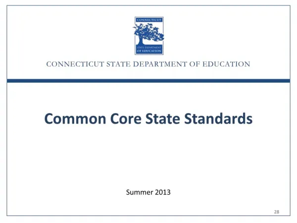CT State Department of Education Core Beliefs