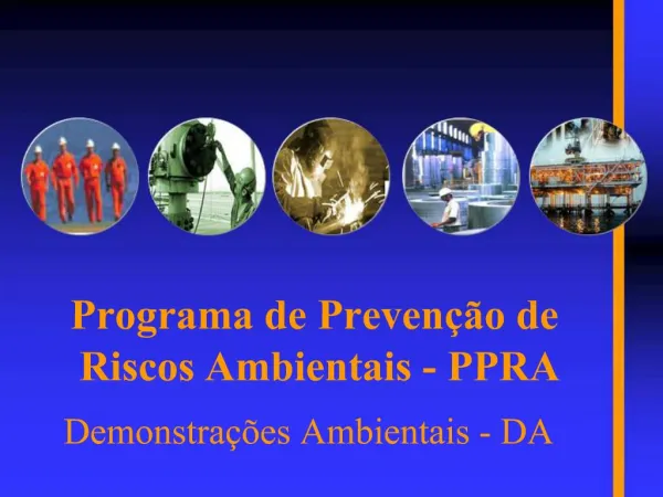 Programa de Preven o de Riscos Ambientais - PPRA