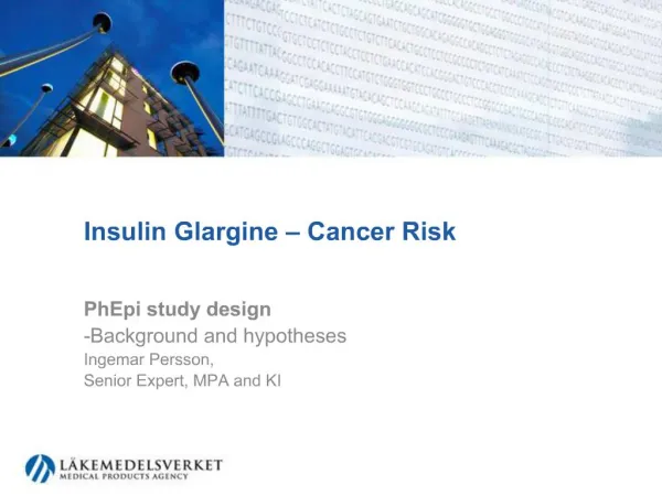 Insulin Glargine Cancer Risk