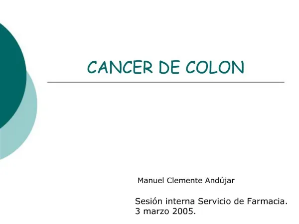 CANCER DE COLON