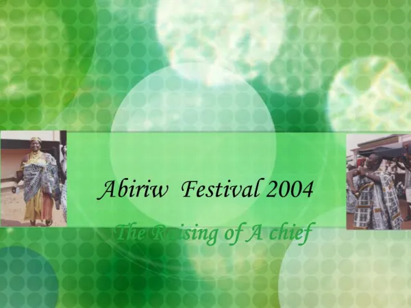 Abiriw Festival 2004