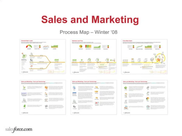 Sales and Marketing Process Map Winter 08