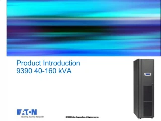 Product Introduction 9390 40-160 kVA