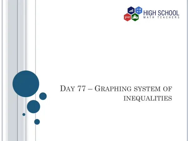 Day 77 – Graphing system of inequalities