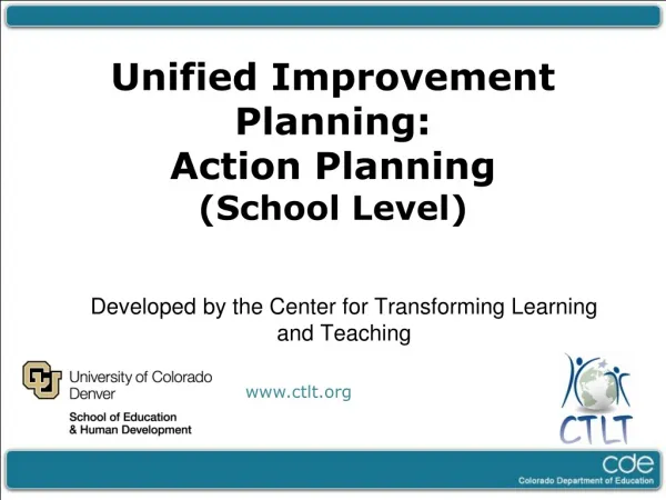 Developed by the Center for Transforming Learning and Teaching