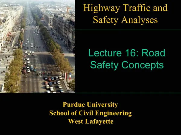 Road Safety and Its Measurement