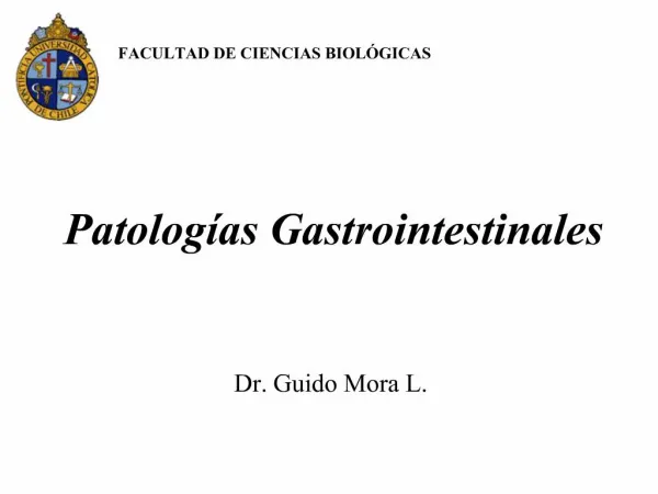 Patolog as Gastrointestinales