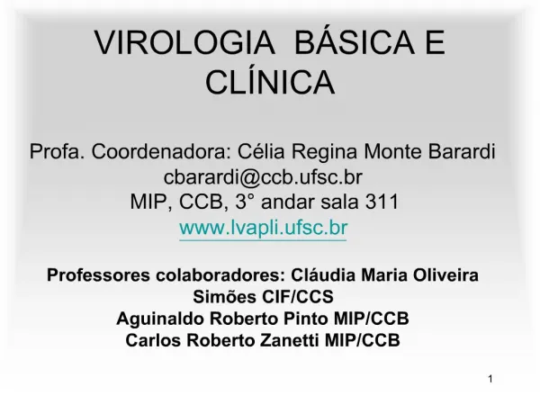 VIROLOGIA B SICA E CL NICA