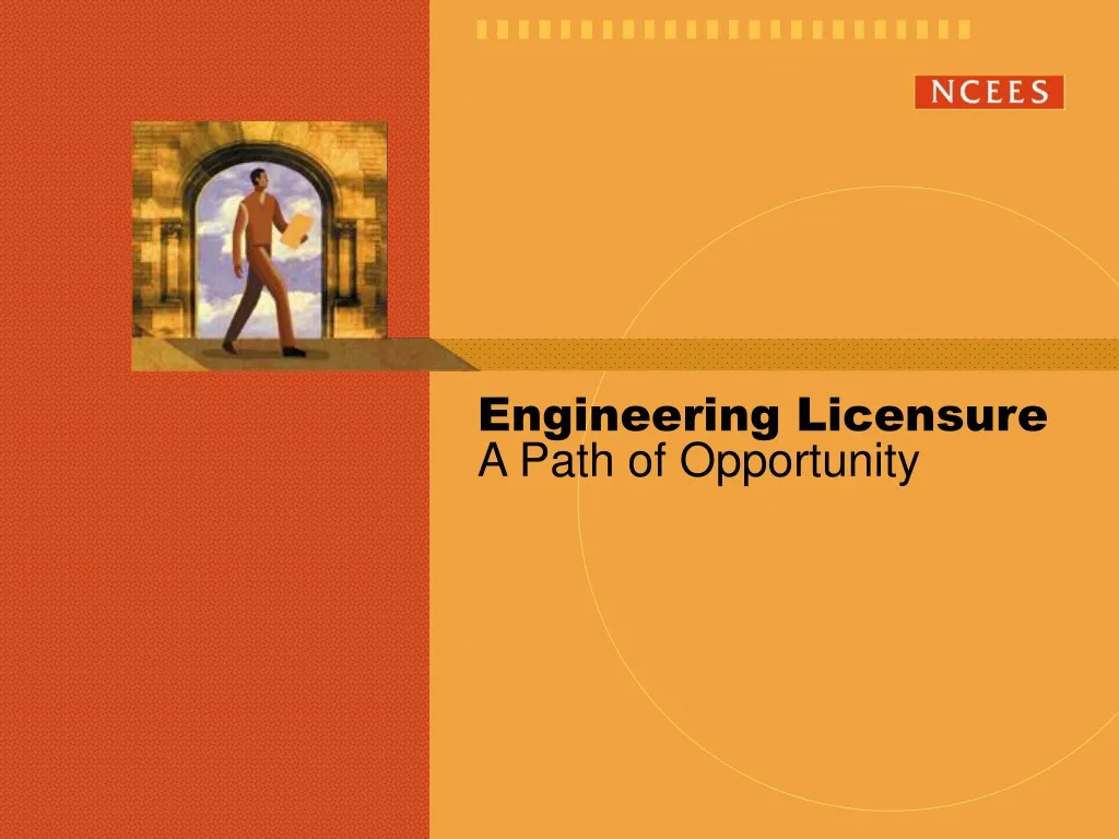engineering licensure a path of opportunity
