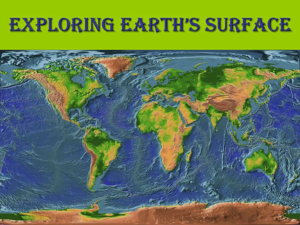 exploring earth s surface