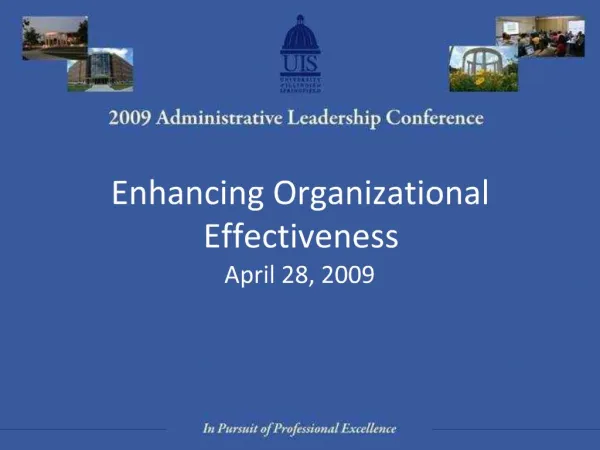 Enhancing Organizational Effectiveness