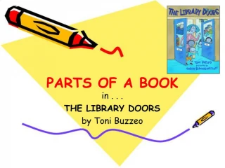 PARTS OF A BOOK - slide 1