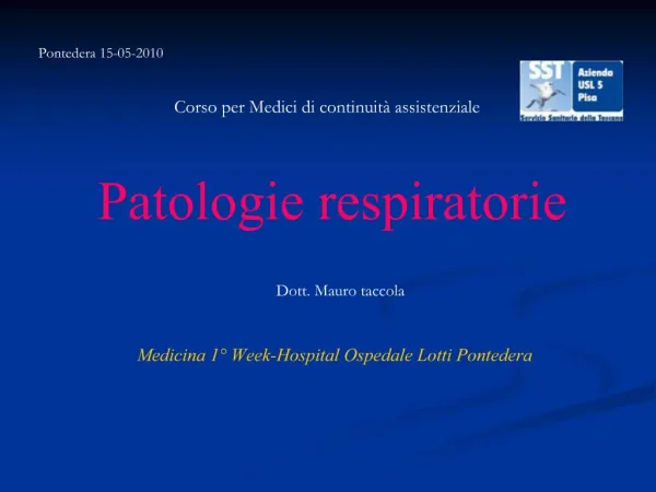 Patologie respiratorie