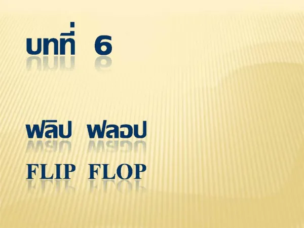 6 Flip Flop