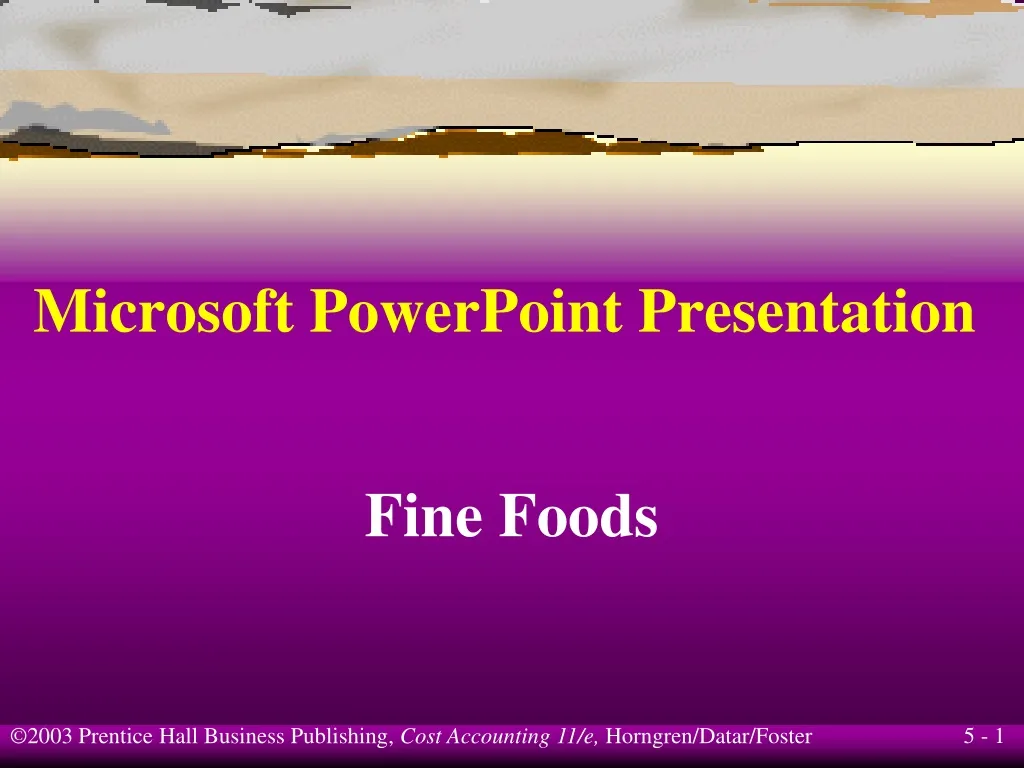 microsoft powerpoint presentation