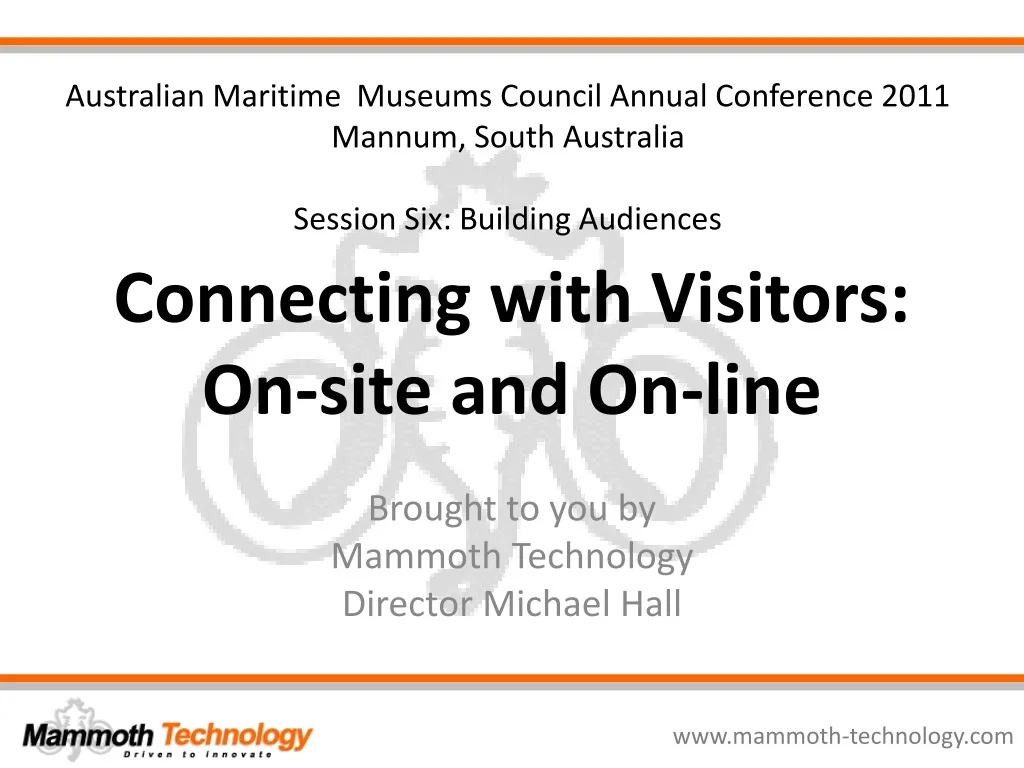 connecting with visitors on site and on line