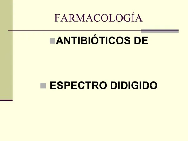 FARMACOLOG A
