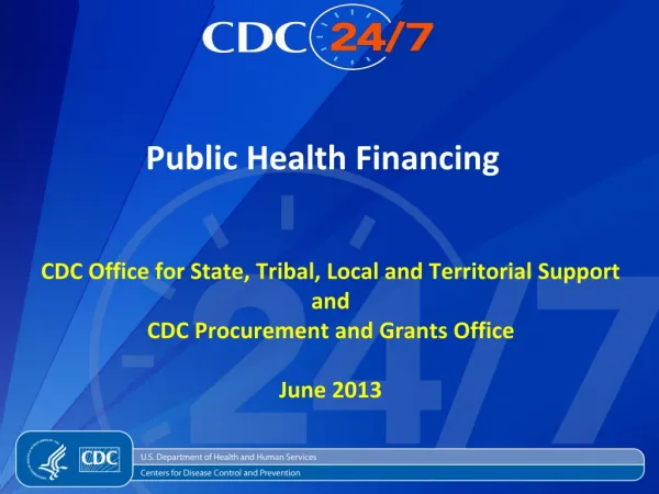 Public Health Financing