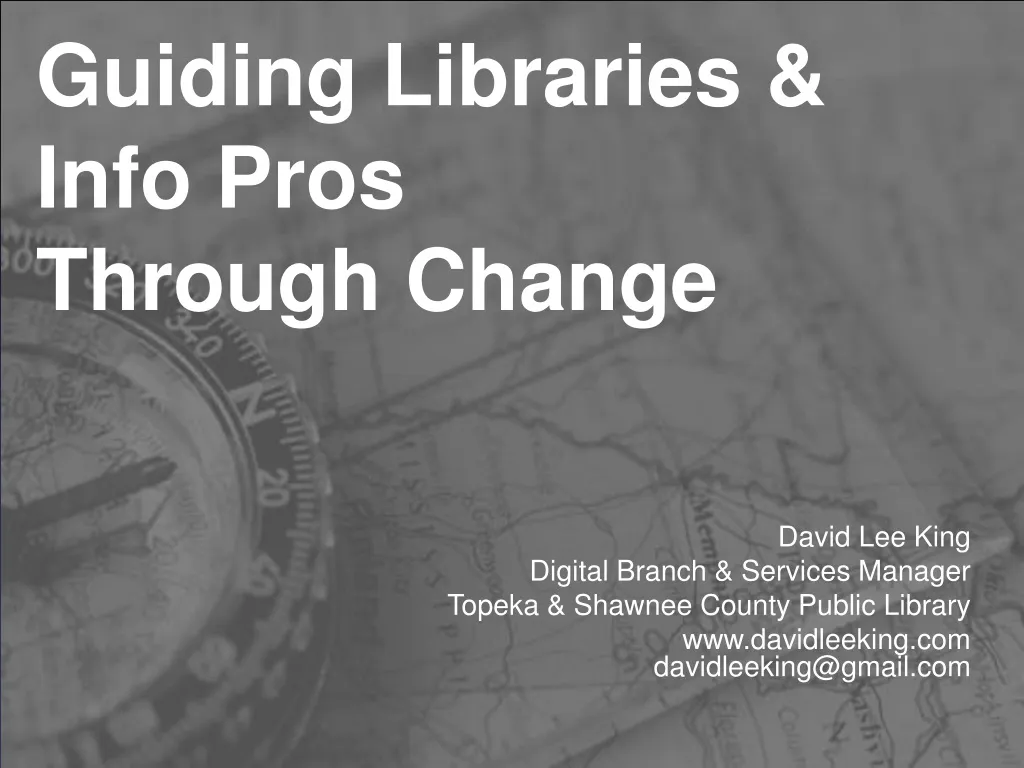 guiding libraries info pros through change
