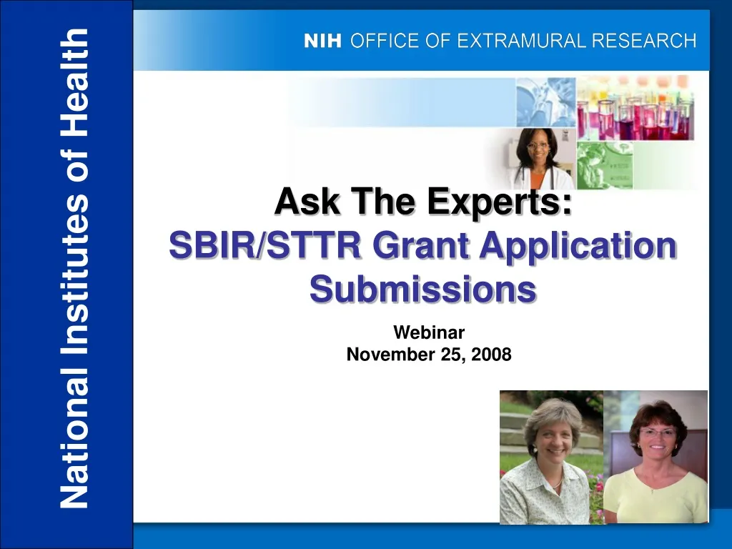 ask the experts sbir sttr grant application