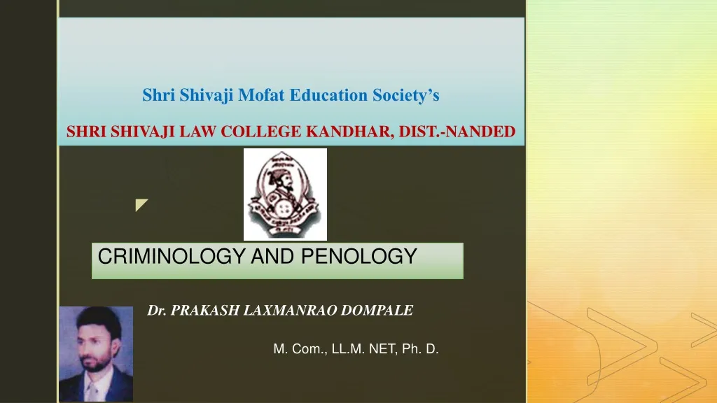 shri shivaji mofat education society s shri shivaji law college kandhar dist nanded