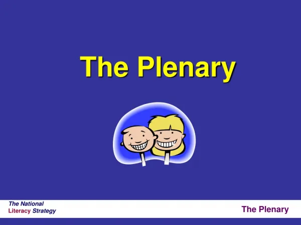The Plenary