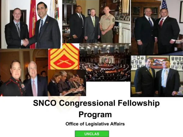 Congressional Fellowship Program CY09