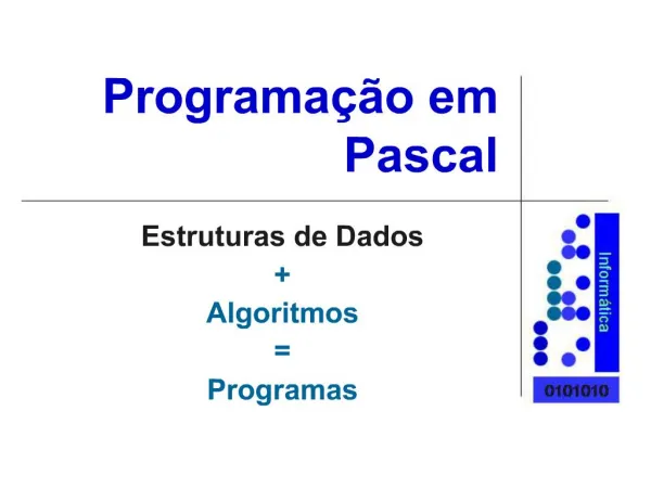 Programa o em Pascal