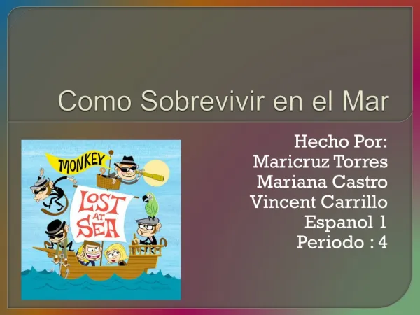 como sobrevivir en el mar