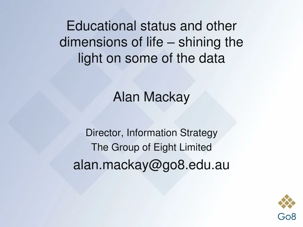 educational status and other dimensions of life