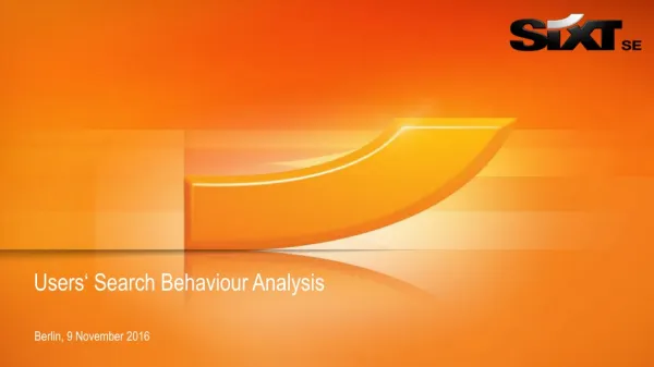 Users‘ Search Behaviour Analysis