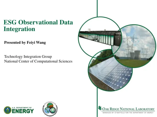 ESG Observational Data Integration