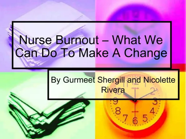 Nurse Burnout What We Can Do To Make A Change