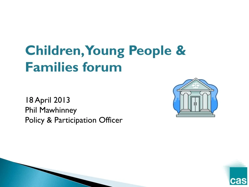 children young people families forum 18 april
