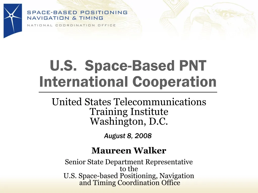 u s space based pnt international cooperation