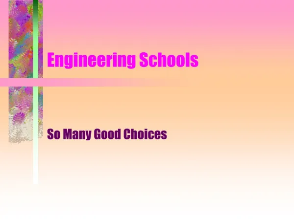 Engineering Schools
