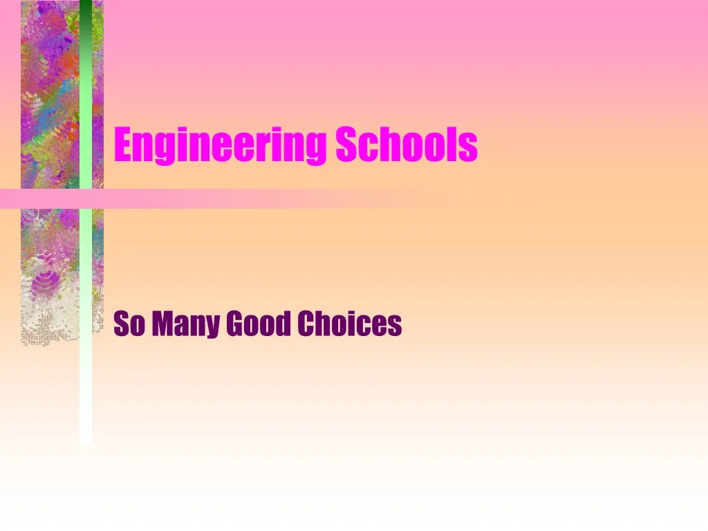 engineering schools