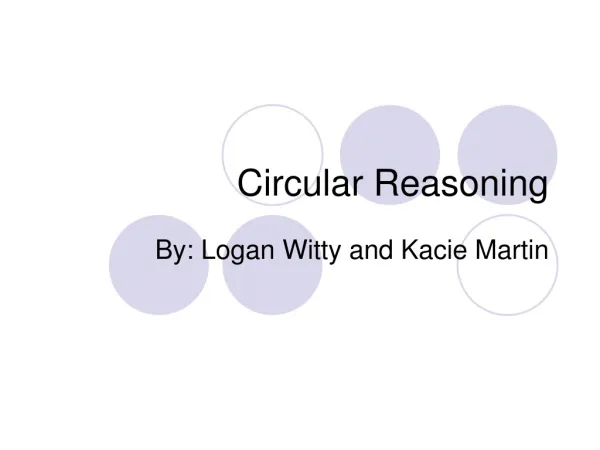 Circular Reasoning