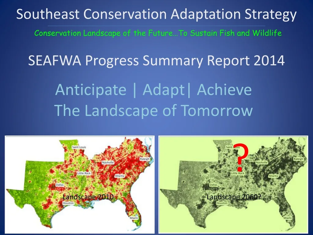 southeast conservation adaptation strategy