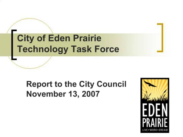 City of Eden Prairie Technology Task Force