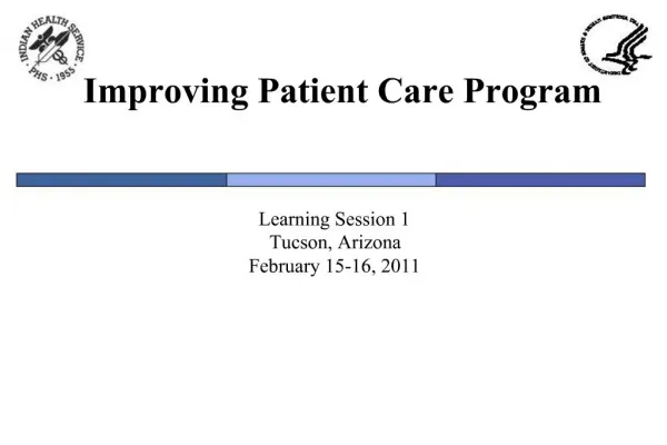 Improving Patient Care Program