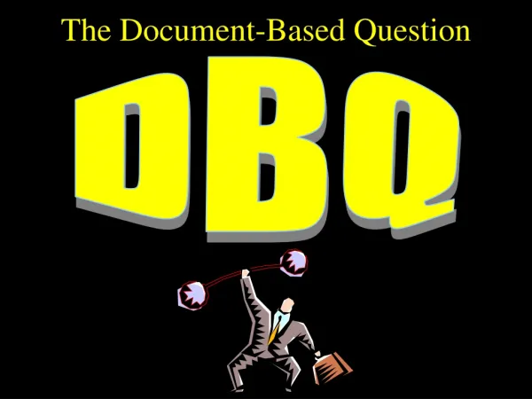 The Document-Based Question