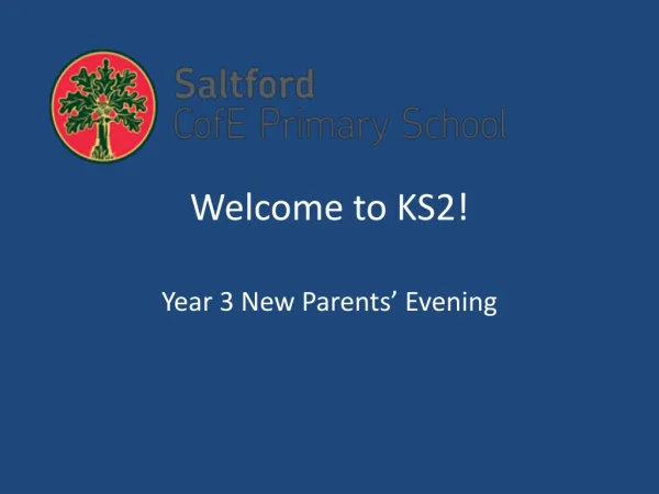 Welcome to KS2!