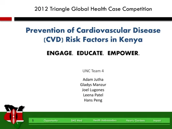2012 Triangle Global Health Case Competition