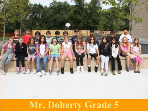 Mr. Doherty Grade 5
