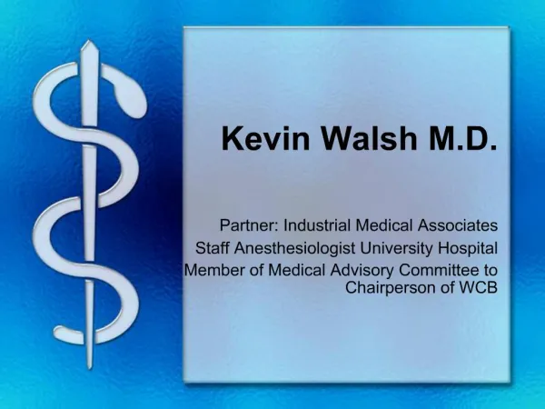 Kevin Walsh M.D.