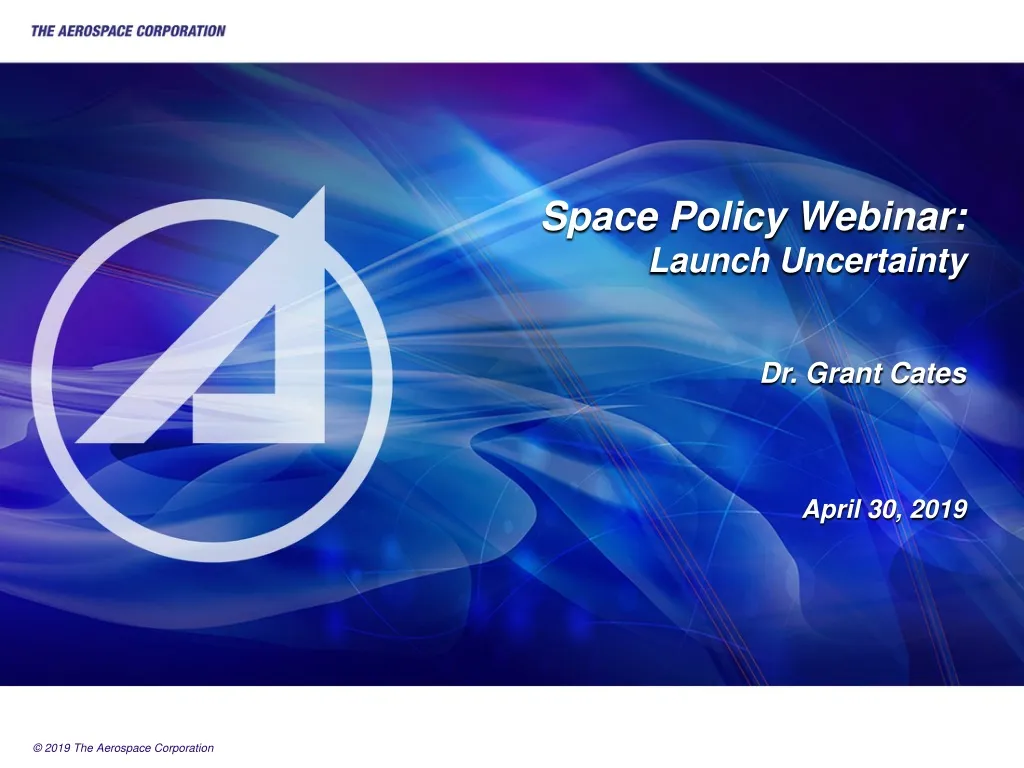 space policy webinar launch uncertainty