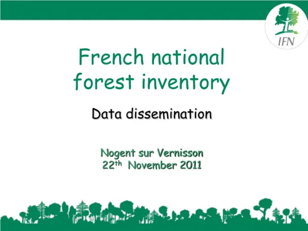 French national forest inventory