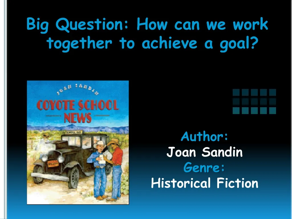 author joan sandin genre historical fiction