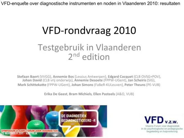 VFD-rondvraag 2010
